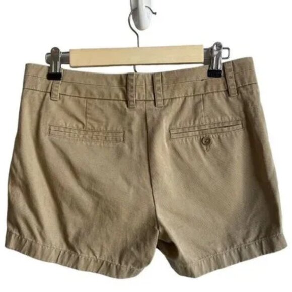 J. Crew Women's Size 4 Khaki Chino Shorts #82043 - Picture 2 of 4